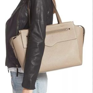 NEW Rebecca Minkoff Gabby Leather Large Tote Handbag